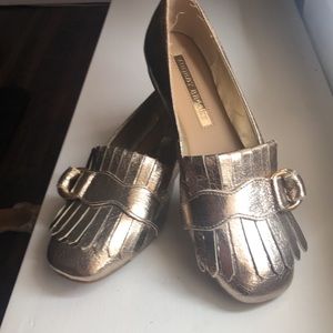 Audrey Brook gold flats